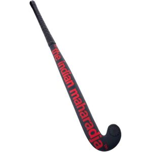 The indian maharadja red zaalhockeystick in de kleur zwart.