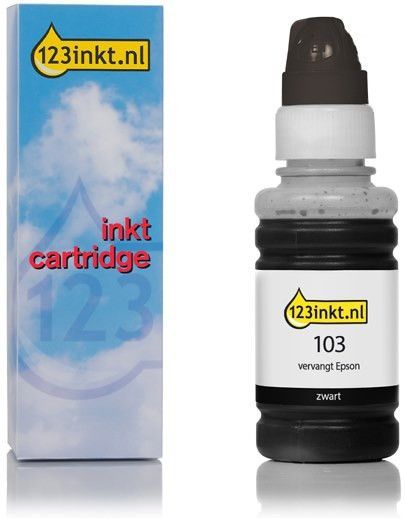 Epson - 103 - Inktfles - Zwart - 70 ml - 123inkt huismerk