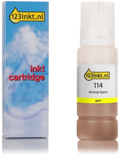 Inktfles - Geel - 70 ml - Geschikt voor Epson EcoTank ET-8500, ET-8550