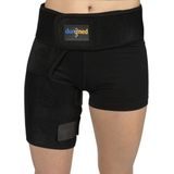 Dunimed Verstelbare Heupbrace - Dijbeen Compressie - Lies Brace - Hip Brace - Zwart - Maat S/M
