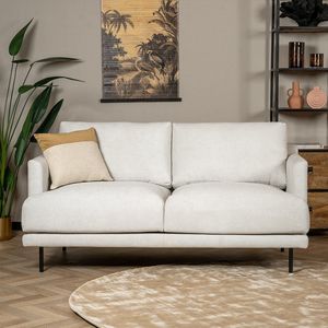 Bronx - Denver - 2,5-zitsbank - Off White - Stof - Gemêleerd