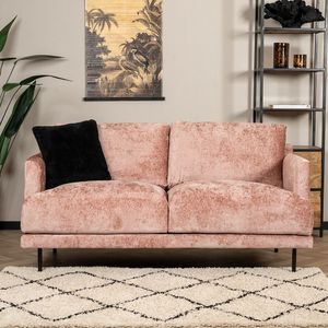 2,5-zits bank Denver chenille stof roze