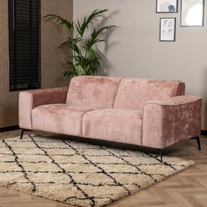 Bronx - Vegas - 2,5-zits Bank - Roze - Stof - Chenille