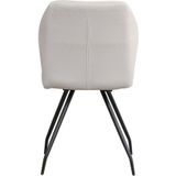 Bronx71® Scandinavische eetkamerstoel Fenris gerecyclede stof beige