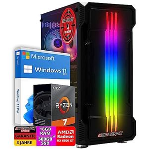 ScreenON - Ryzen 7 5700G - 500GB M.2 - RX 6500XT - GamePC.A40130 - WiFi