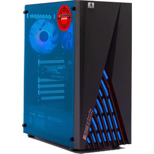 Basis Game PC V2.0 - Ryzen 5 - 8GB DDR4 - 240GB M.2 SSD - Windows 11 Pro - Radeon RX 550 - Blauw