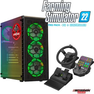 ScreenON - Game PC - Farming Simulator 22 - GamePC - COMB.V21FS22 - Ryzen 7 5800X - 1TB M.2 NVMe SSD - RTX 3070 - Saitek Farm Sim System