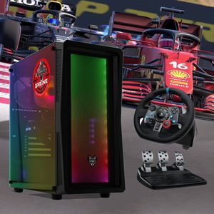 ScreenON - Racing Simulator - GamePC - COMB.V21RSAL - Ryzen 7 5800X - 1TB M.2 NVMe SSD - RTX 3070 - Racing System Gear