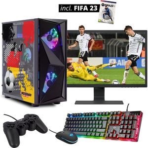 ScreenON - FIFA DE Gaming Set + FIFA 23 - FF23-V1102124 - (GamePC.FF23-V11021 + 24 Inch Monitor + Toetsenbord + Muis + Controller + FIFA 23)