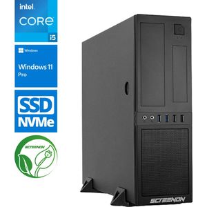 Intel - Compleet PC - Intel Core i5 - 16 GB DDR4 - 500 GB SSD - Windows 11 Pro - WiFi & Bluetooth