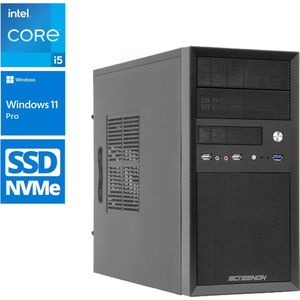 Intel Compleet PC | Intel Core i5 | 16 GB DDR4 | 1 TB SSD - NVMe | RTX 3050 | Windows 11 Pro + WiFi & Bluetooth