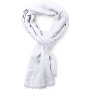 Sjaaltje - omslagdoek - sjaals dames en heren - sjaaltje wit