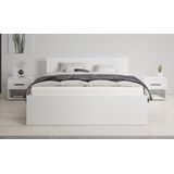 Tweepersoonsbed Monterrey - Wit - 160x200 cm