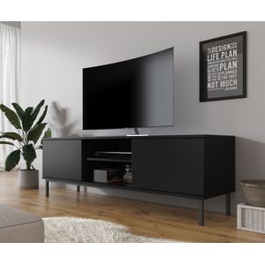 Meubella - TV-Meubel Queen - Zwart - 150 cm