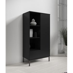 Meubella - Kast Queen - Mat zwart - 70 cm