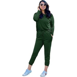 Huispak - Groen - 2-Delig Home Wear - Trainingspak