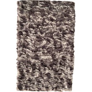 Fashionable Fleece Dames Sjaal / Thermo Scarf | Ronde Warme Sjaal - Wit