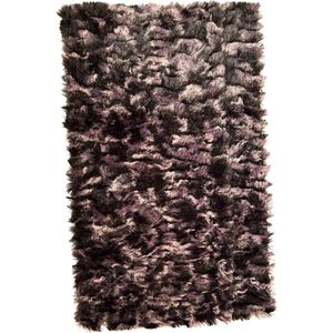 Fashionable Fleece Dames Sjaal / Thermo Scarf | Ronde Warme Sjaal - Paars