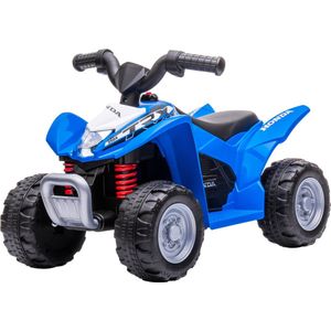 Eco Toys - Honda Elektrische Kinderquad - Blauw - Met Claxon - Geschikt Voor Kinderen Vanaf 18 Maanden