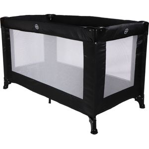 MamaLoes - Soof - Campingbed - Zwart - Materiaal: Mesh