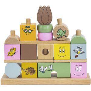 Label Label - Houten Blokken Set - Barbapapa - FSC Hout - 19 Blokken