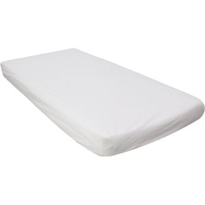 MamaLoes - Jersey Waterproof Matrasbeschermer - Wit - 100% Katoen