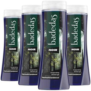 Badedas - Douche Noir - Voordeelverpakking - 4 x 600 ml - Douchegel