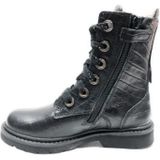 Twins - 322630 - Veterschoenen - Black - Leer