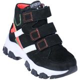 Track Style - Klittenbandschoenen - Black - Leer