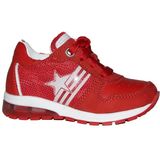 Bunnies - Track Style Sneakers - Leer - Jongens - Wijdte 3.5