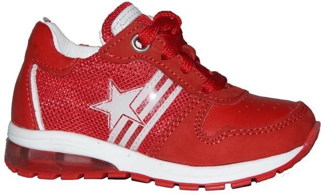 Bunnies - Track Style Sneakers - Leer - Jongens - Wijdte 3.5