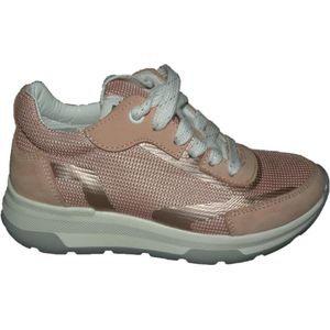 Twins - 324155 Sneakers - Poederroze - Sportief - Met Veter en Rits