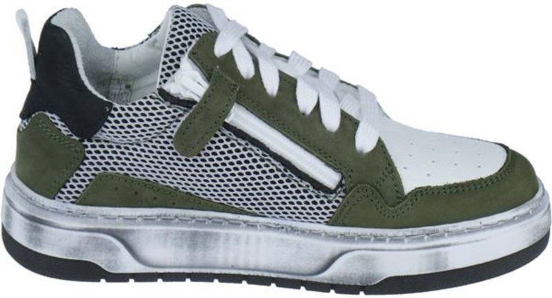 Trackstyle - Milo Mario - Sneakers - Olijfgroen - Leer/Nubuck/Mesh