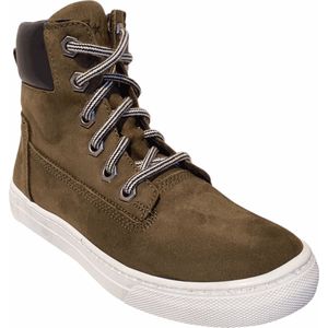 Trackstyle - Cas Cool - Halfhoge Schoen - Kaki Groen - Leder