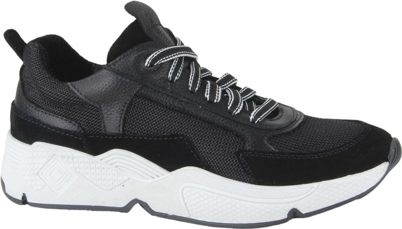 Trackstyle - 324900-589W2 - Veterschoenen - Zwart - Suède - Rubber