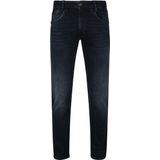 PME Legend Commander Jeans Blauw Zwart Heren Regular fit