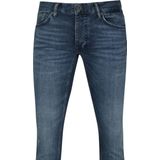 Cast Iron - Riser Jeans ATB Blauw - Heren Slim-fit