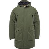 Cast Iron - Parka Donkergroen - Heren - Maat S - Slim-fit