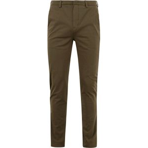 Vanguard - V12 Chino Khaki Bruin - Heren Slim-fit