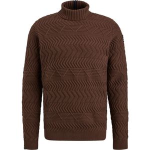 Vanguard - Knitted Coltrui Bruin - Heren - Regular-fit