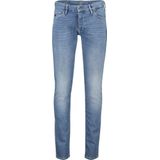 Cast Iron - Riser Jeans - Blauw Denim - 5-Pocket - Comfortabele Fit