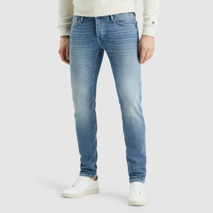 Cast Iron - Riser Jeans - Blauw Denim - 5-Pocket - Comfortabele Fit