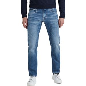 PME Legend Heren Jeans Broeken COMMANDER 3.0 comfort/relaxed Fit Blauw Volwassenen