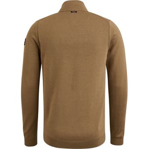 Vanguard vest bruin effen katoen