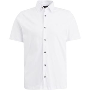 Vanguard Casual hemd korte mouw Wit Short Sleeve Shirt CF Double VSIS2403230/7003