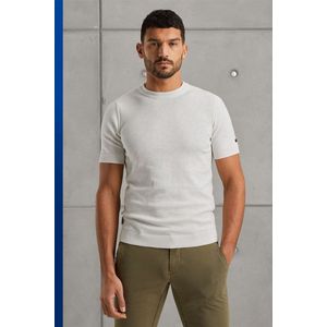 Cast Iron - T-shirt - Wit - Ronde Hals - 100% Katoen