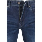 Vanguard v850 rider washed mid blue broek blauw