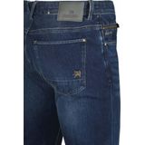 Vanguard v850 rider washed mid blue broek blauw