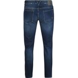 Vanguard v850 rider washed mid blue broek blauw