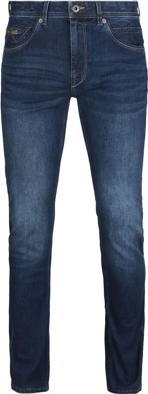 Vanguard v850 rider washed mid blue broek blauw